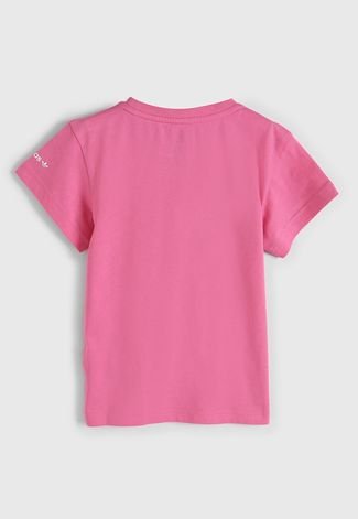 Camiseta adidas Originals Infantil Adicolor Rosa