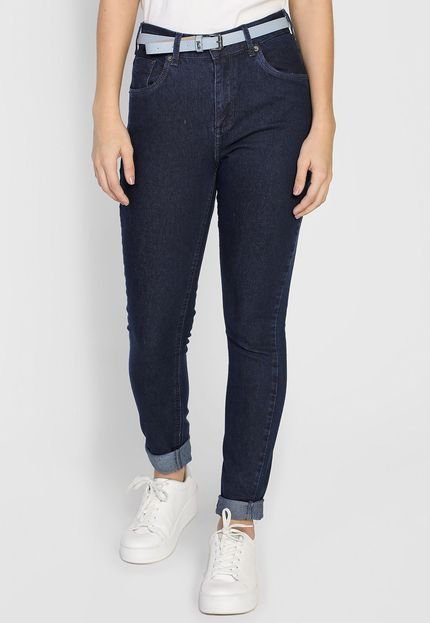 Calça Jeans Guess Skinny Logo Azul - Marca Guess