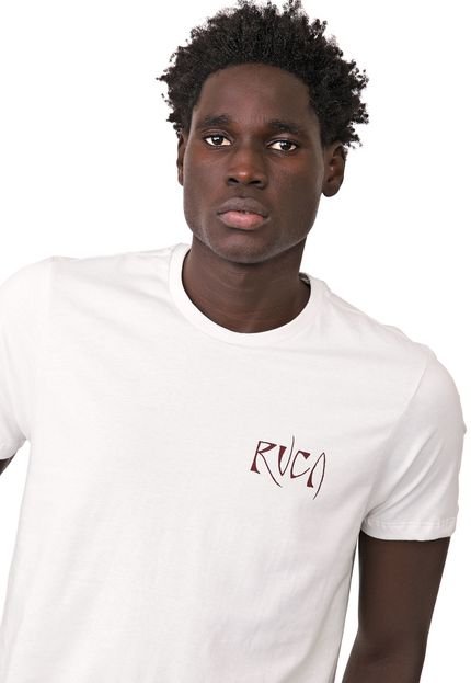 Camiseta RVCA Dry Valley Off-White - Marca RVCA
