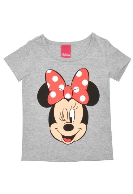 Camiseta Cativa Disney Minnie Cinza - Marca Cativa Disney