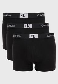 Pack 3 Boxer Calvin Klein Cotton Stretch Negro