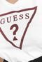 Blusa Guess Logo Branca - Marca Guess