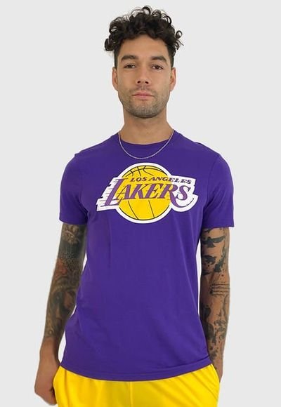 Polera NBA Los Angeles Lakers Morado - Calce Regular Compra | Dafiti