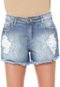 Short Jeans Morena Rosa Tachas Azul - Marca Morena Rosa