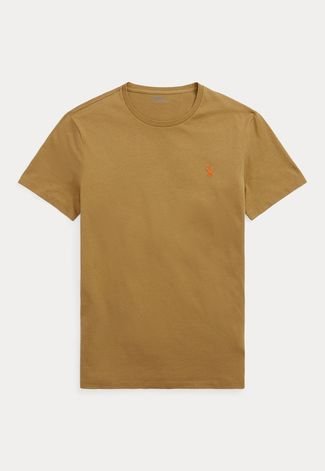 Camiseta Polo Ralph Lauren Logo Bege