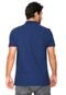 Camisa Polo Lee Reta Logo Azul - Marca Lee