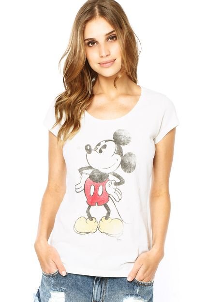 Blusa Ellus Mickey Pose Off-White - Marca Ellus