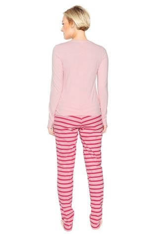 Pijama Malwee Liberta Estampado Rosa