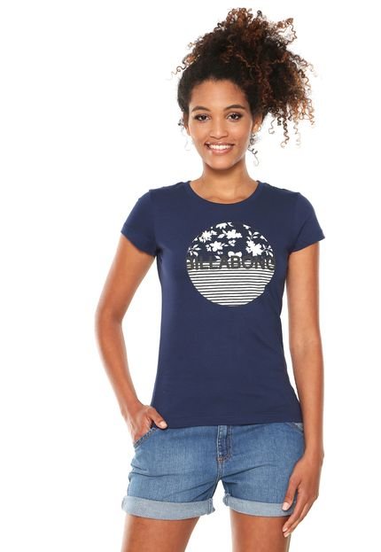 Camiseta Billabong Girls Spring Marine Azul-marinho - Marca Billabong Girls