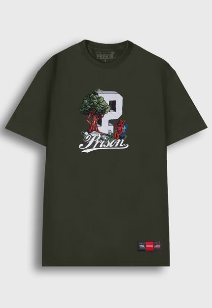 Camiseta Streetwear Prison Snack Time Green - Marca Prison