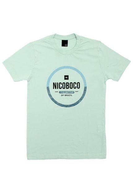 Camiseta Nicoboco Menino Estampada Verde - Marca Nicoboco