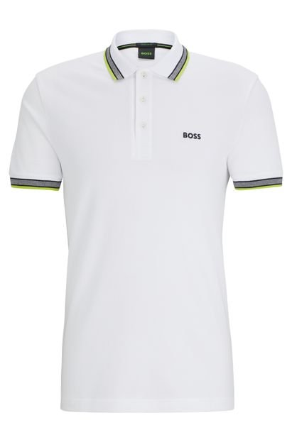 Camisa polo BOSS Paddy Off-White - Marca BOSS