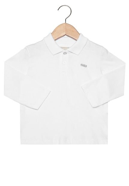 Camisa Polo Milon Tag Infantil Branca - Marca Milon