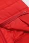 Jaqueta Infantil Puffer Capuz Vermelha - Marca Kyly