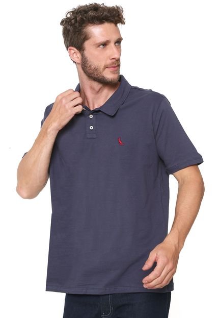 Camisa Polo Reserva Logo Azul-marinho - Marca Reserva