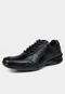 Sapato Social Masculino de Couro HB601  Air Confort Plus  Preto - Marca Estilo Pleno