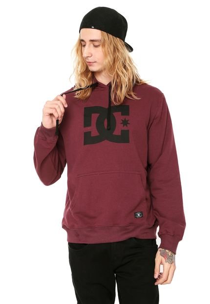 Moletom Flanelado Fechado DC Shoes Star 2 Vinho - Marca DC Shoes