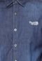 Camisa Jeans Red Nose Logo Azul - Marca Red Nose