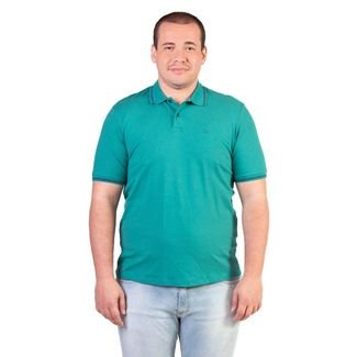 Camisa Polo Manga Curta Masculina 007490006 Slim Ogochi Verde