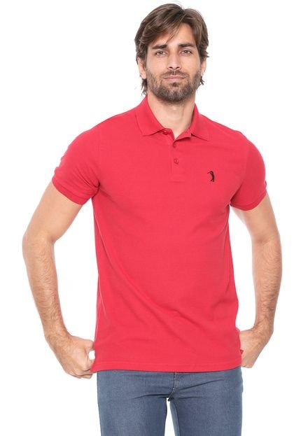 Camisa Polo Aleatory Reta Básica Vermelha - Marca Aleatory