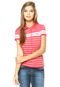 Camisa Polo Lacoste Striped Laranja - Marca Lacoste