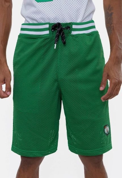 Bermuda NBA Sintética Team Logo Boston Celtics Verde - Marca NBA
