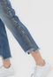 Calça Jeans Carmim Girlfriend Cropped Canada Azul - Marca Carmim