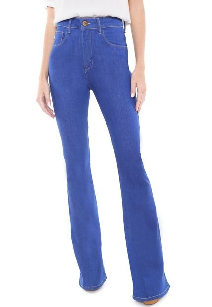 Calça Jeans Triton Flare Básica Azul - Marca Triton