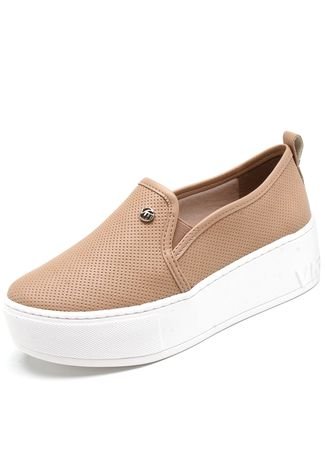 Slip On DAFITI SHOES Logo Nude - Compre Agora