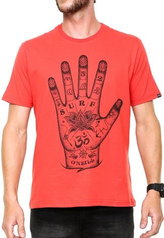 Camiseta O'Neill Hands Of Srila Vermelha