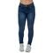 Calça Jeans Skinny Feminina Básica Cintura Média Alta Elastano Denim Azul Médio Emporio Alex - Marca Emporio Alex