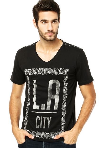 Camiseta TNG LA City Preta - Marca TNG