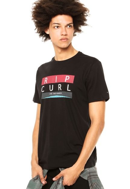 Camiseta Rip Curl Live The Search Preto - Marca Rip Curl