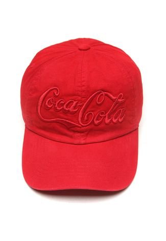 Boné Coca Cola Accessories Strapback Logo Vermelho