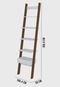 Estante Escada Decorativa Sambalelê Branco/Mel Divicar Móveis - Marca Divicar