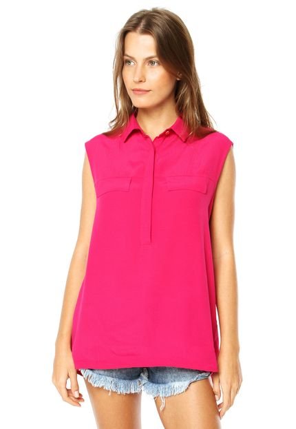 Camisa Colcci Rosie Pocket Rosa - Marca Colcci