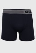 Kit 4pçs Cueca MASH Boxer Sem Costura Logo Preta - Marca MASH