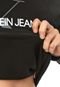 Moletom Fechado Calvin Klein Jeans Logo Preto - Marca Calvin Klein Jeans