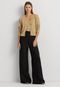 Cardigan Tricot Lauren Ralph Lauren Reto Monograma Bege - Marca Lauren Ralph Lauren