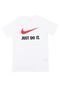 Camiseta Nike Manga Curta Menino Branca - Marca Nike