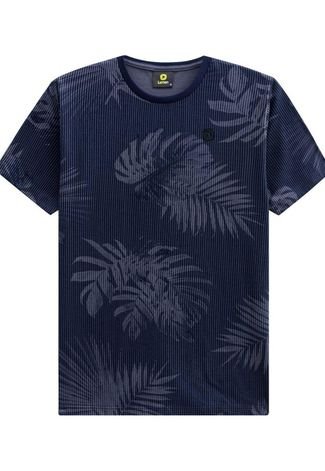 Camiseta Tropical Neutra Lemon Azul