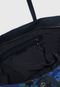 Bolsa Desigual Shopping Bag Camoflower Azul-Marinho - Marca Desigual