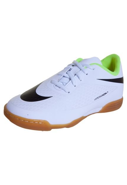 Chuteira Futsal Nike Jr. Hypervenom Phade IC Branca - Marca Nike