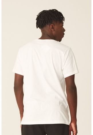 Camiseta Ecko Estampada Off White