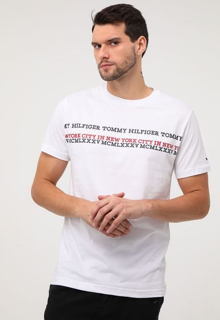 Camiseta Tommy Hilfiger NYC Branca - Marca Tommy Hilfiger