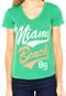 Camiseta Clothing & Co. Miami Beach Verde - Marca Kanui Clothing & Co.
