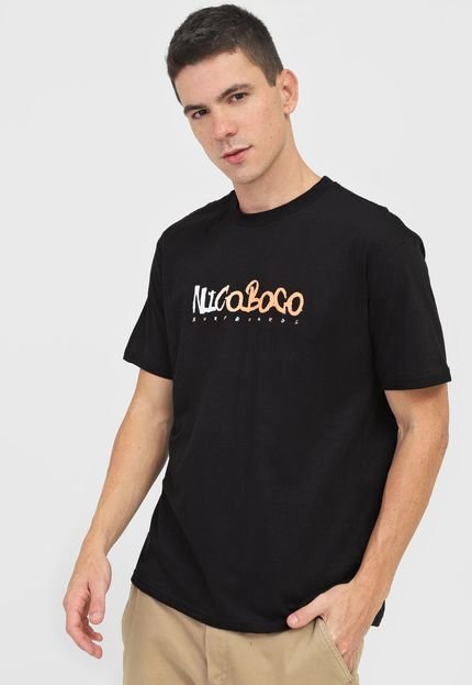 Camiseta Nicoboco Lituania Preta - Marca Nicoboco