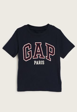 Camiseta GAP Paris Preta