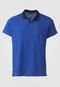 Camisa Polo Fatal Reta Color Block Azul - Marca Fatal