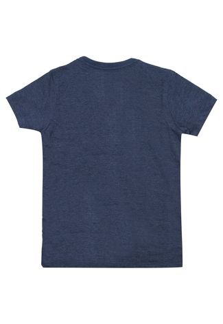 Camiseta Quiksilver Menino Frontal Azul-Marinho